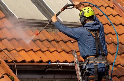 Démoussage et hydrofuge de toiture à Azelot